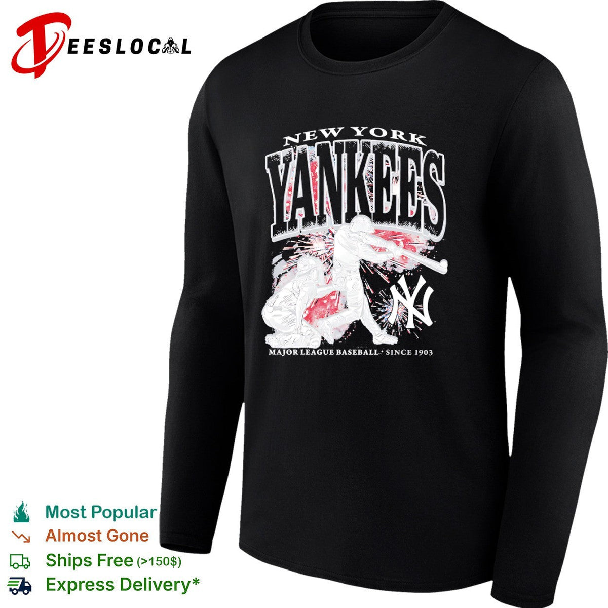 New York Yankees Major League Baseball since 1903 players shirt Unisex