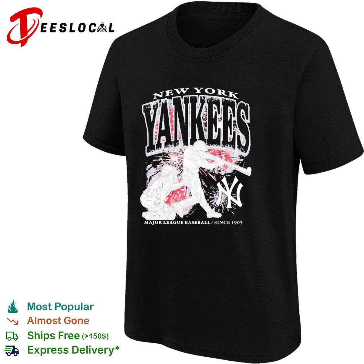 New York Yankees Major League Baseball since 1903 players shirt Unisex