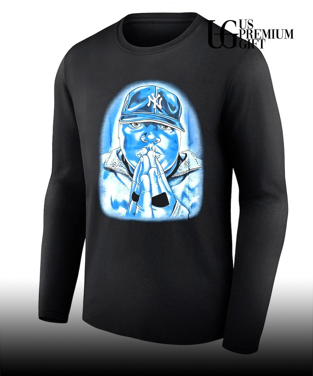 New York Yankees Rapper B.I.G clasping hands in prayer shirt Unisex