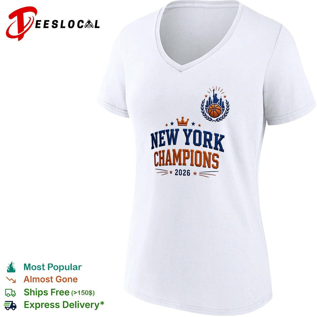 New York champions 2026 crown baseball shirt Unisex
