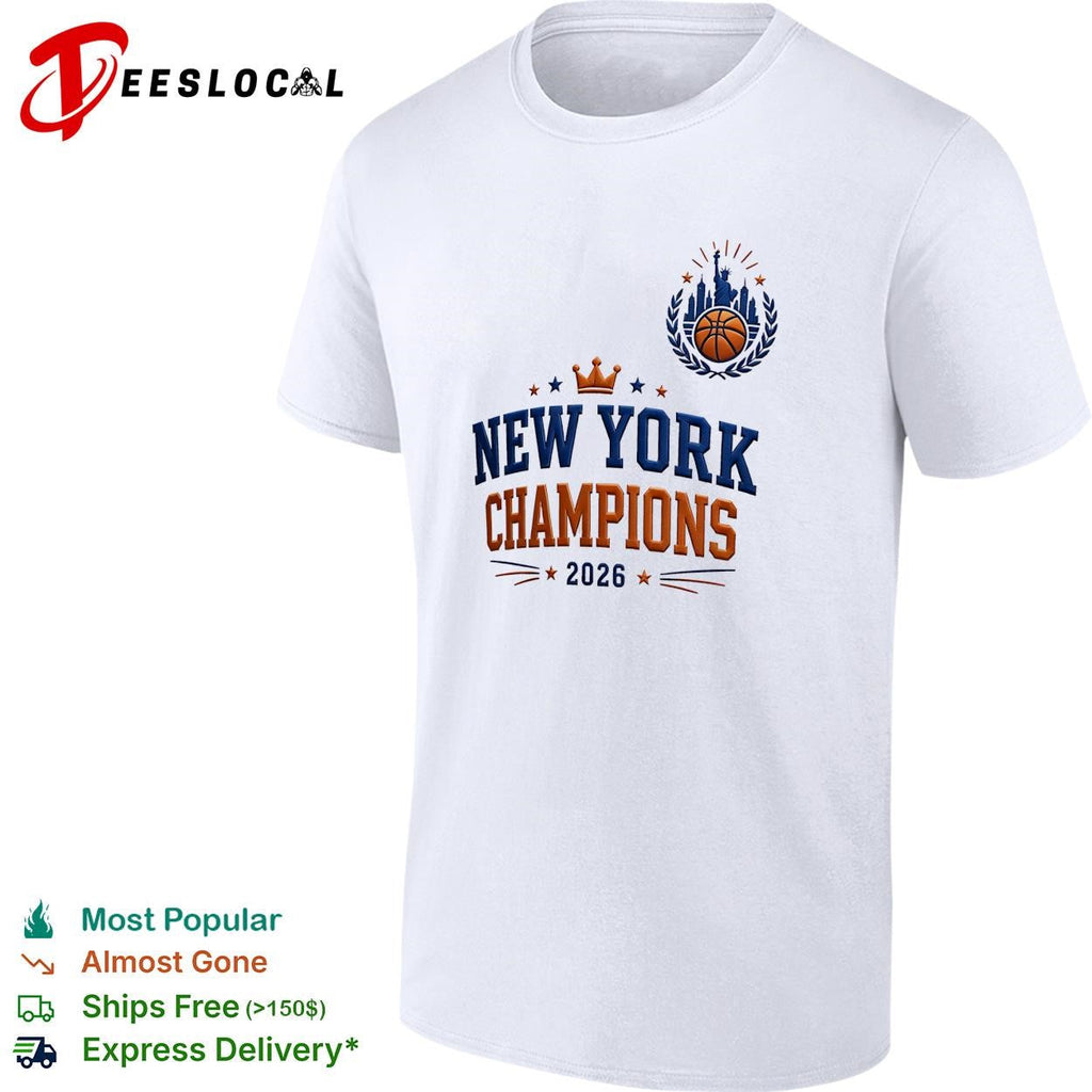 New York champions 2026 crown baseball shirt Unisex