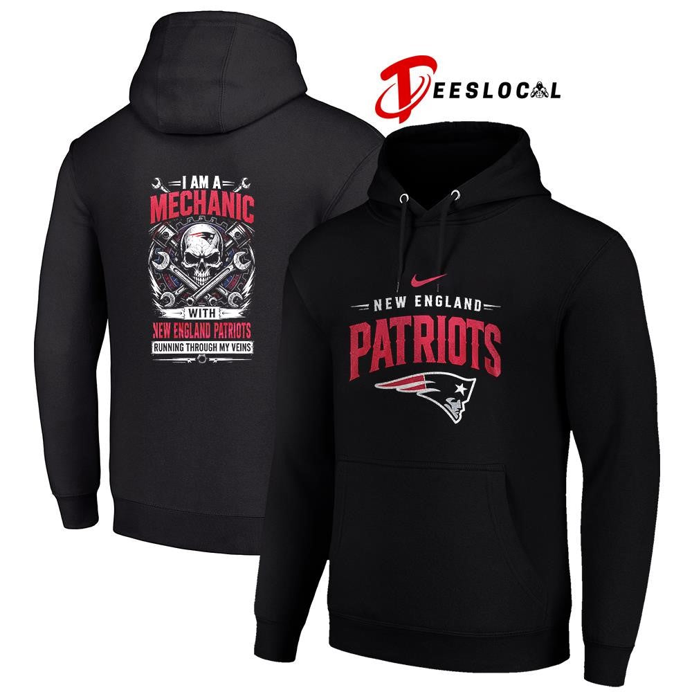 NewEnglandPatriotsIamamechanicrunningthroughmyveinsskeletonshirt Unisex