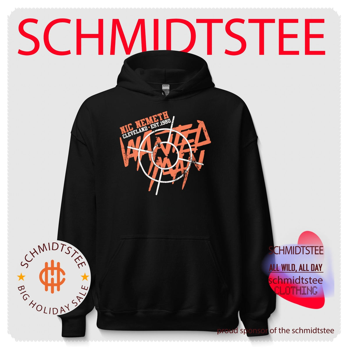 Nic Nemeth Wanted Man Cleveland Est 1980 shirt Unisex
