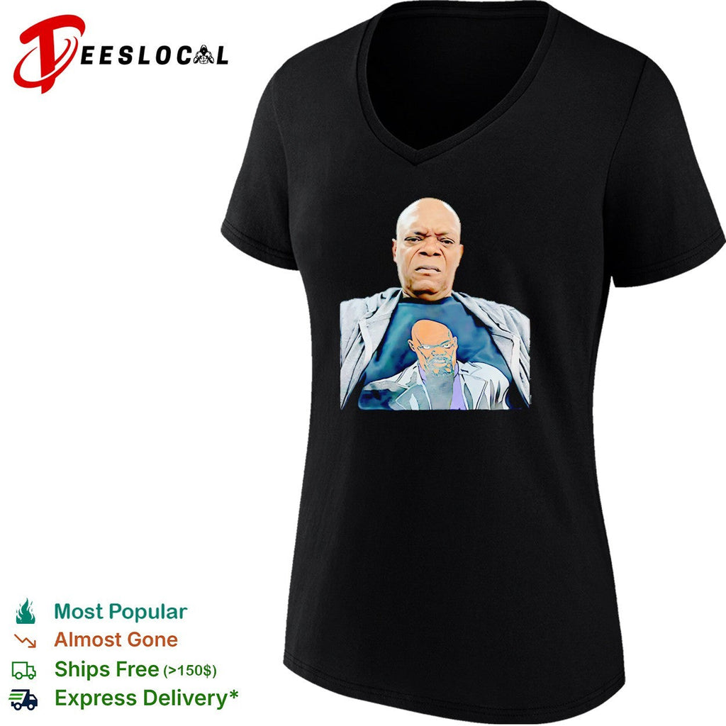 Nick Fury wearing Nick Fury portrait funny shirt Unisex