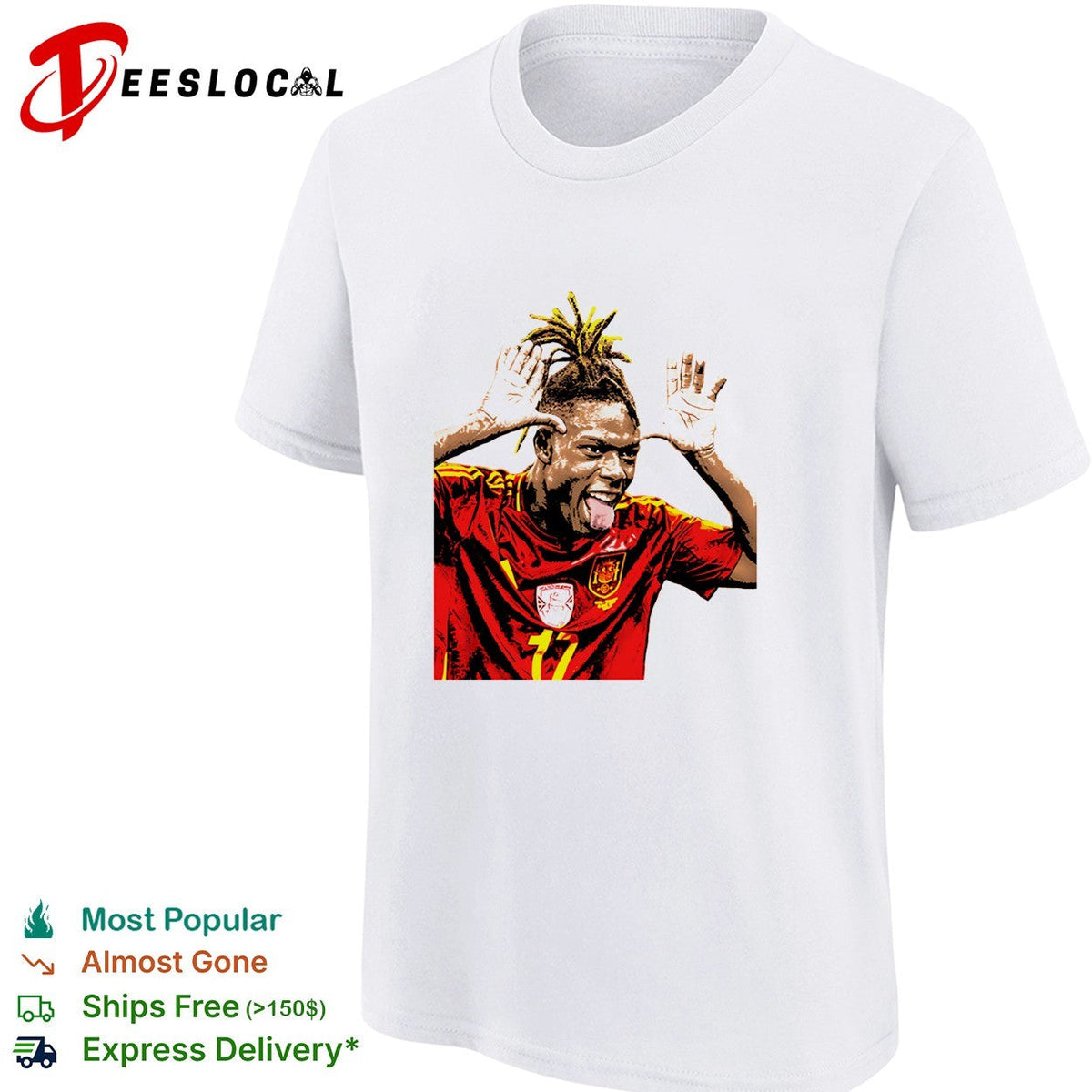 Nico Williams Spain celebration shirt Unisex
