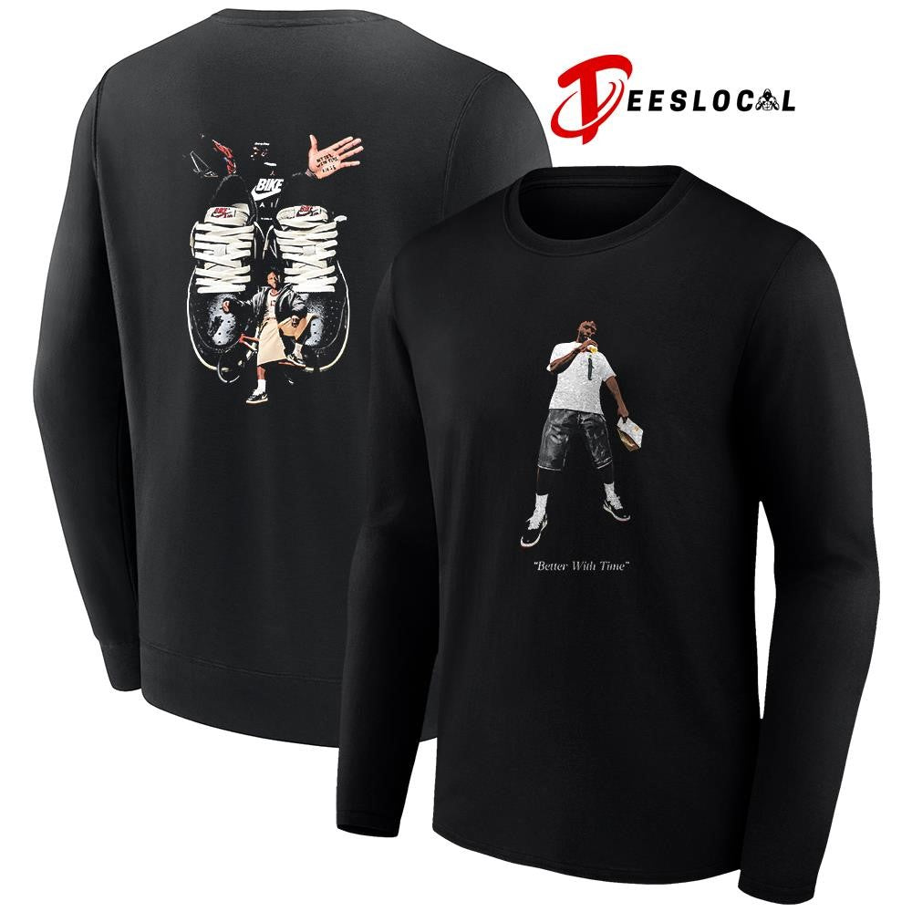 Nigel Sylvester better with time Bike shirt Unisex