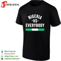 Nigeria vs everybody flag soccer pride shirt Unisex