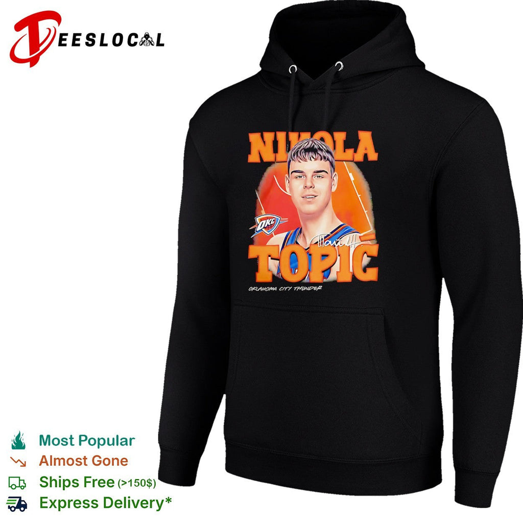 Nikola Topic Oklahoma City Thunder NBA Basketball shirt Unisex