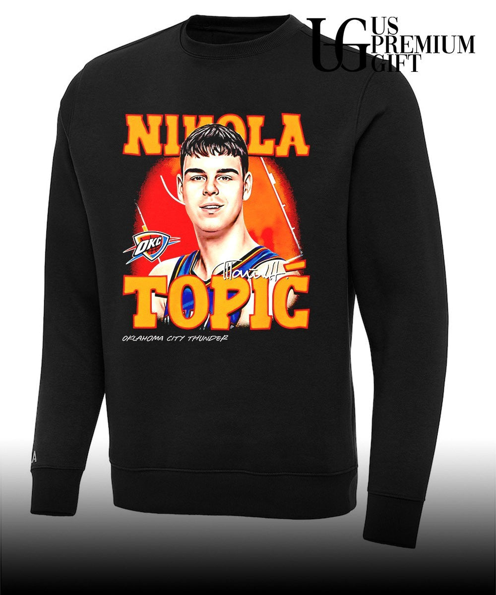 Nikola Topic Oklahoma City Thunder NBA Player Basketball signature shirt Unisex