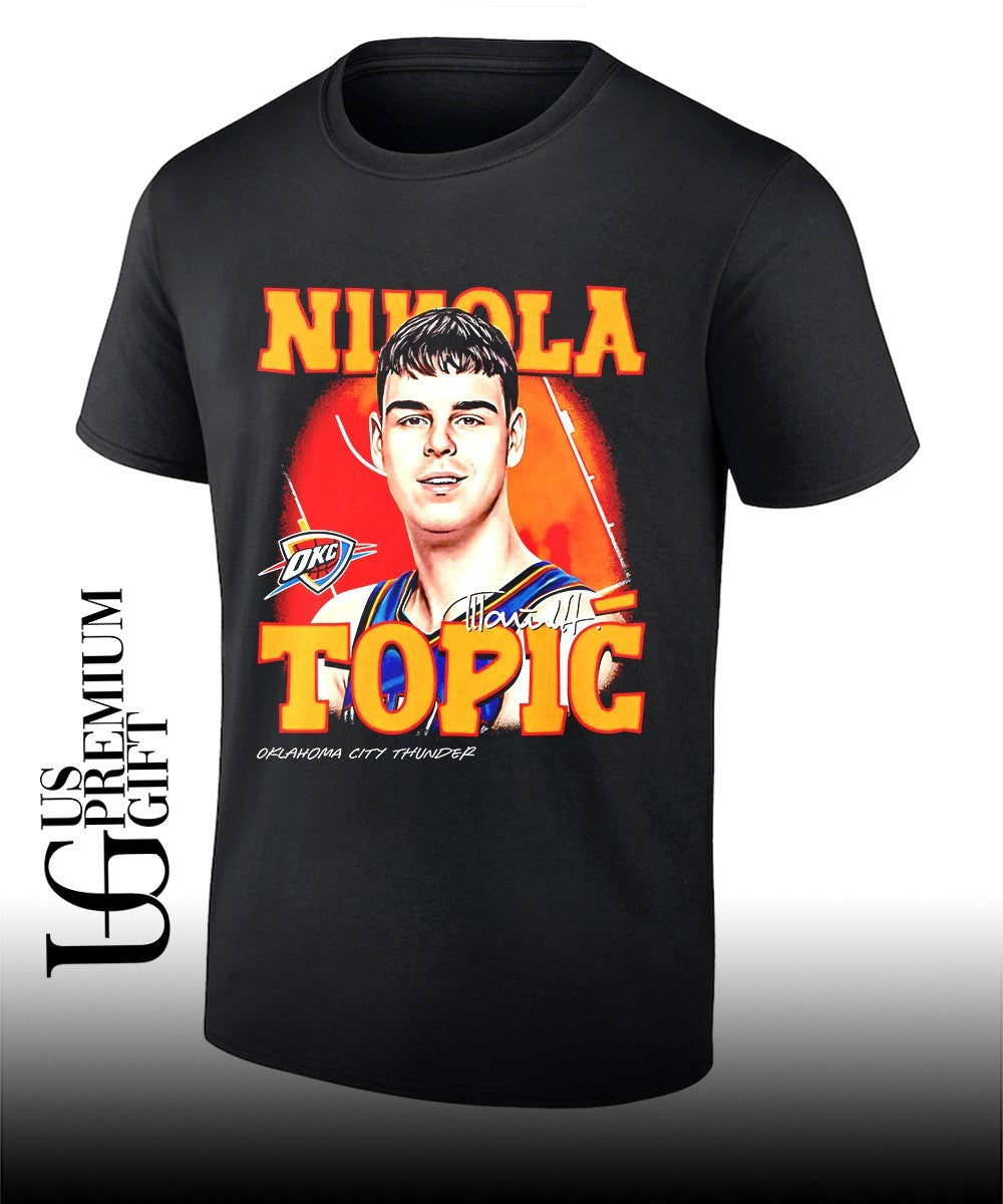 Nikola Topic Oklahoma City Thunder NBA Player Basketball signature shirt Unisex