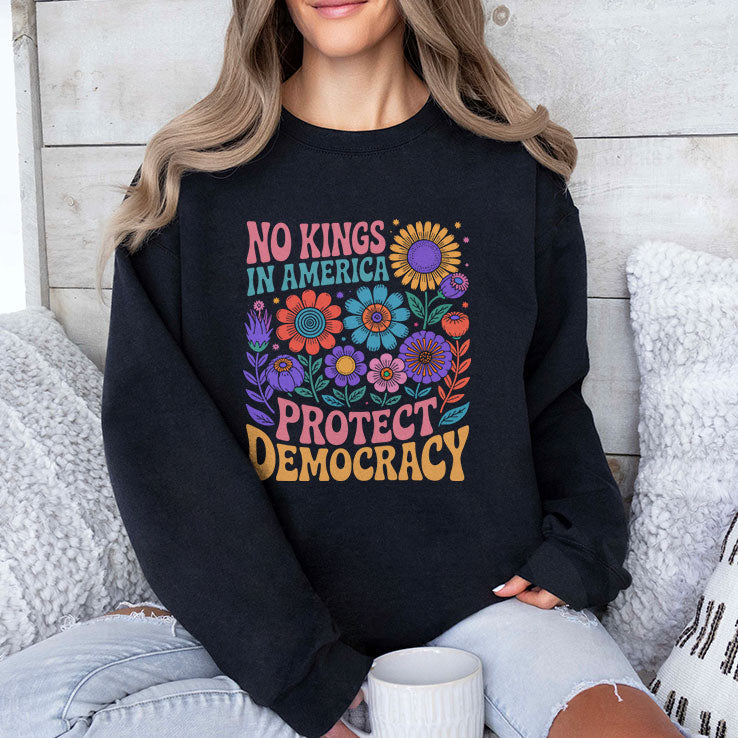 No King In American Protect Democracy T Shirt Unisex