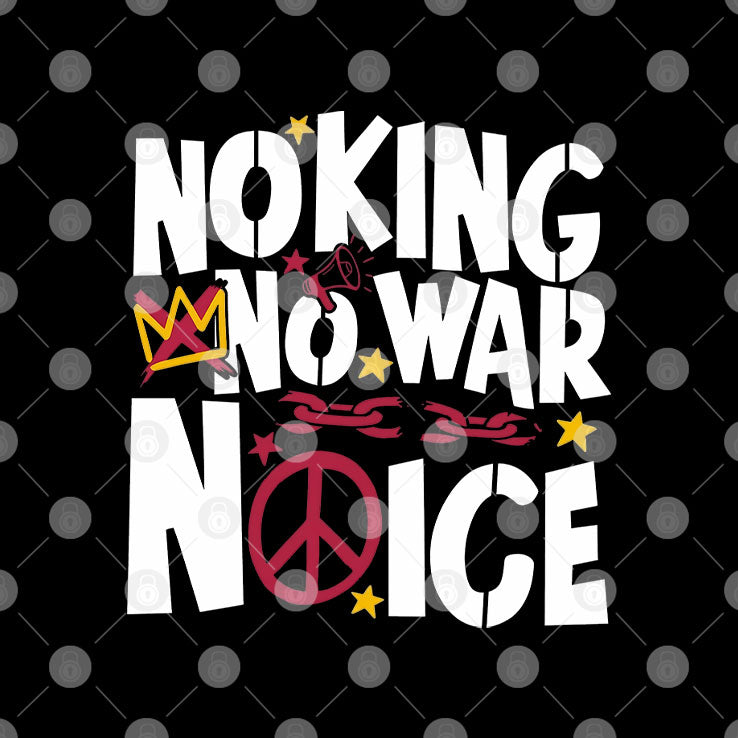 No King No War No ICE Shirt Unisex