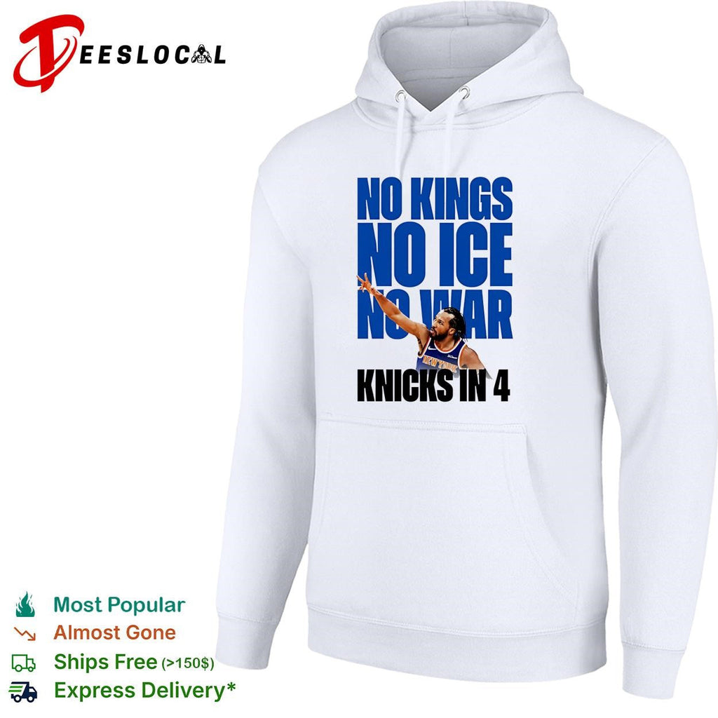 No Kings No Ice No War Knicks In 4 Finals 2026 shirt Unisex