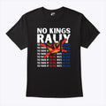 No Kings Rally The Fading Of The Red White And Blue Shirt Unisex