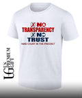 No Transparency No Trust Hand Count In The Precinct 2026 shirt Unisex