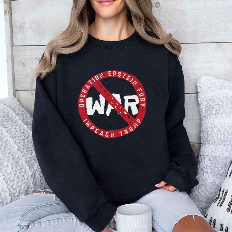 No War Operation Epstein Furry Impeach Trump T Shirt Unisex