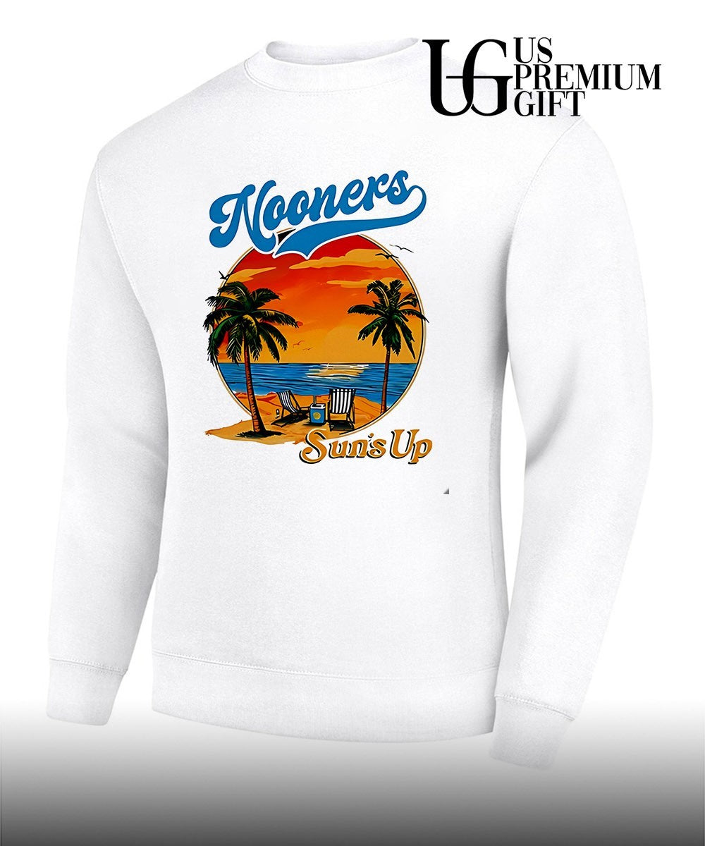 Nooners Sun’s Up Beach Sunset shirt Unisex