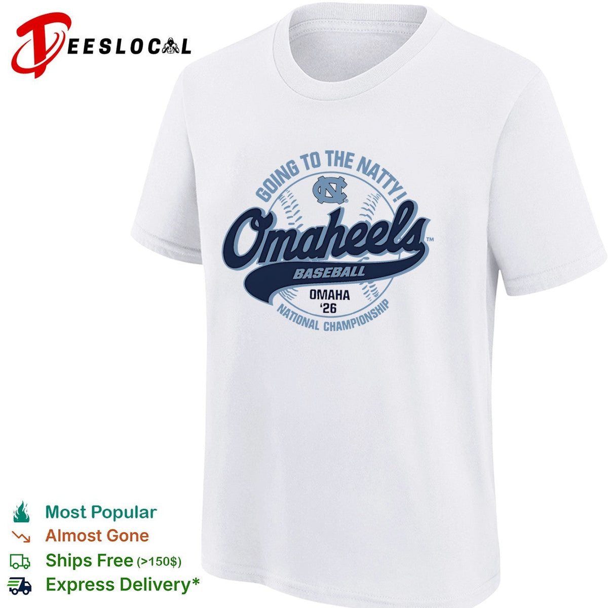North Carolina Tar Heels Going to the Natty Omaheels Baseball National Championship shirt Unisex