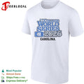 North Carolina Tar Heels NCAA College World Series 2026 Baseball Fan shirt Unisex