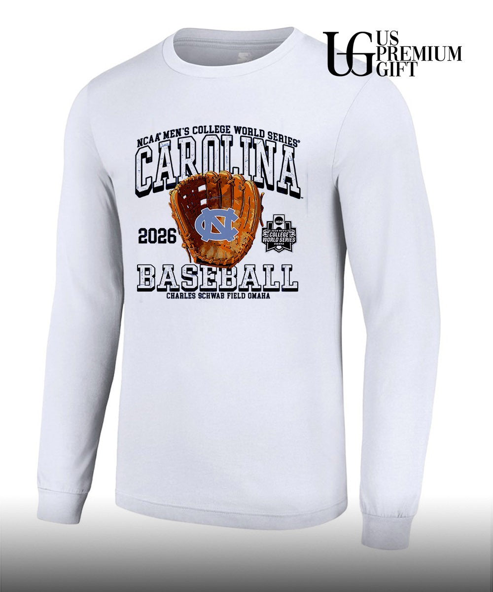 North Carolina Tar Heels NCAA Men’s College World Series 2026 Baseball shirt Unisex