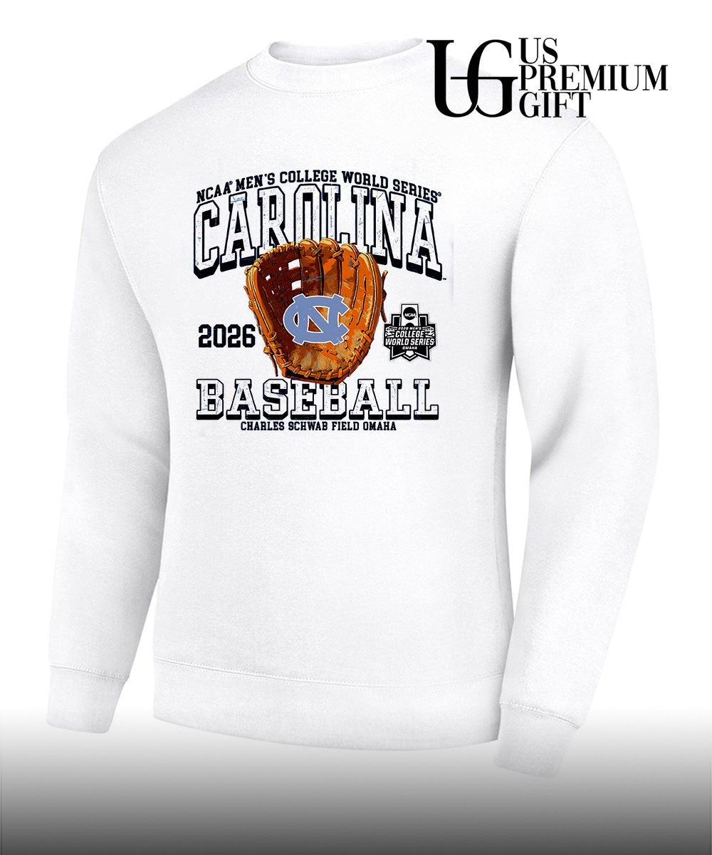 North Carolina Tar Heels NCAA Men’s College World Series 2026 Baseball shirt Unisex