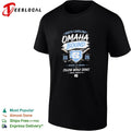 North Carolina Tar Heels Omaha Bound 2026 College World Series baseball dark shirt Unisex