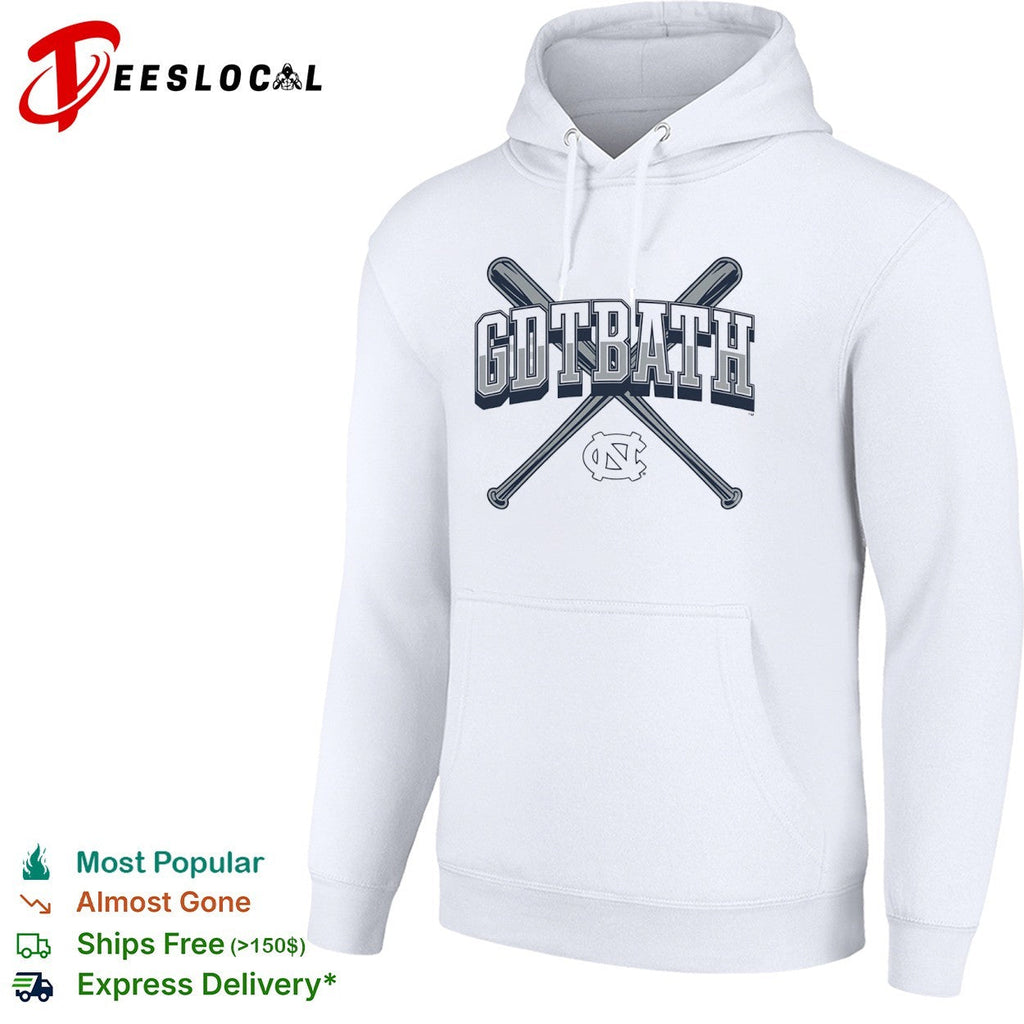 North Carolina Tar Heels baseball crossed bats gdtbath shirt Unisex