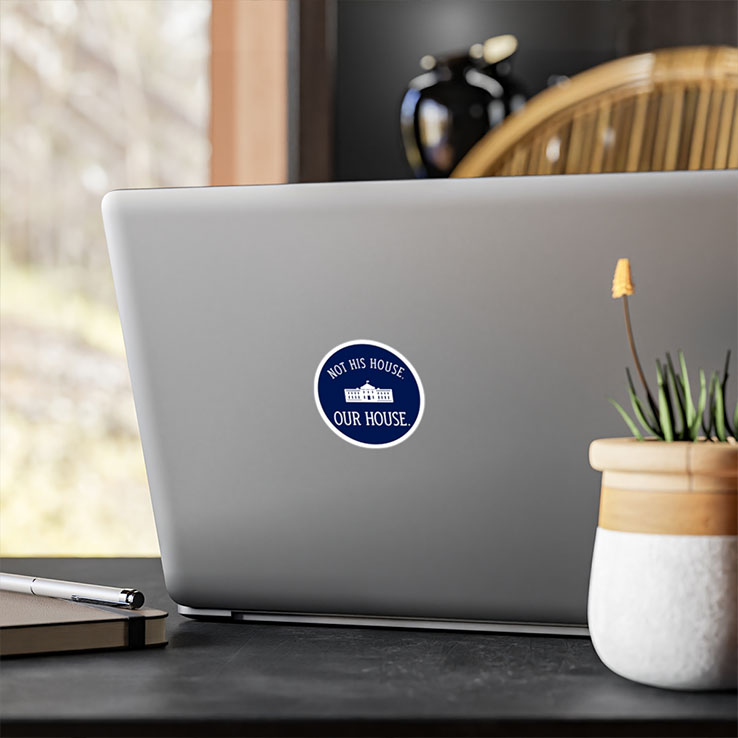 Not His House Our House Sticker Unisex