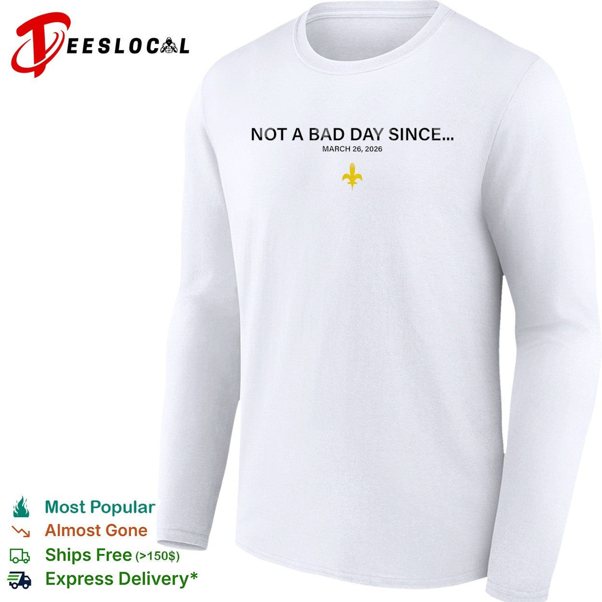 Not a bad day since March 26 2026 shirt Unisex