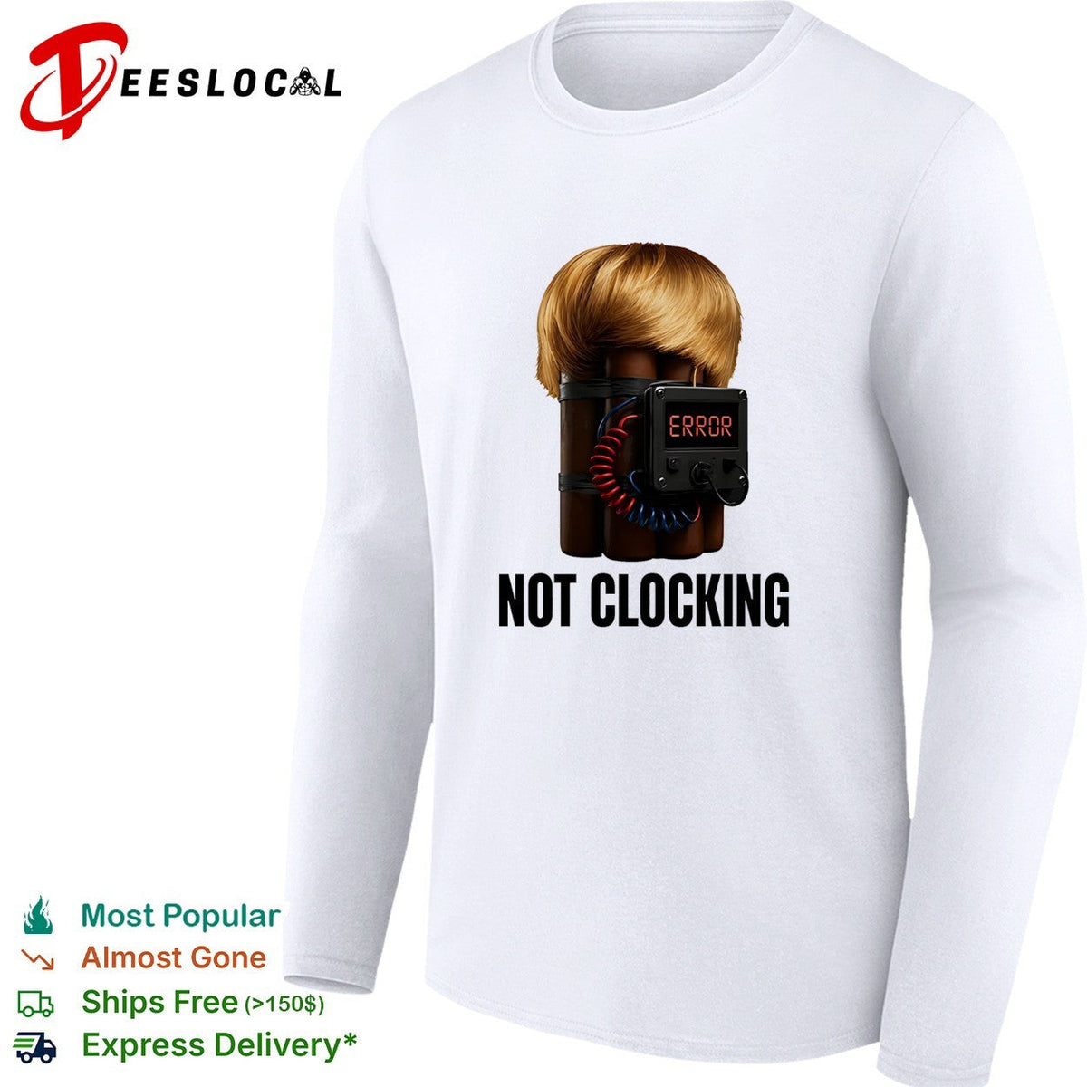 Not clocking error bomb meme shirt Unisex