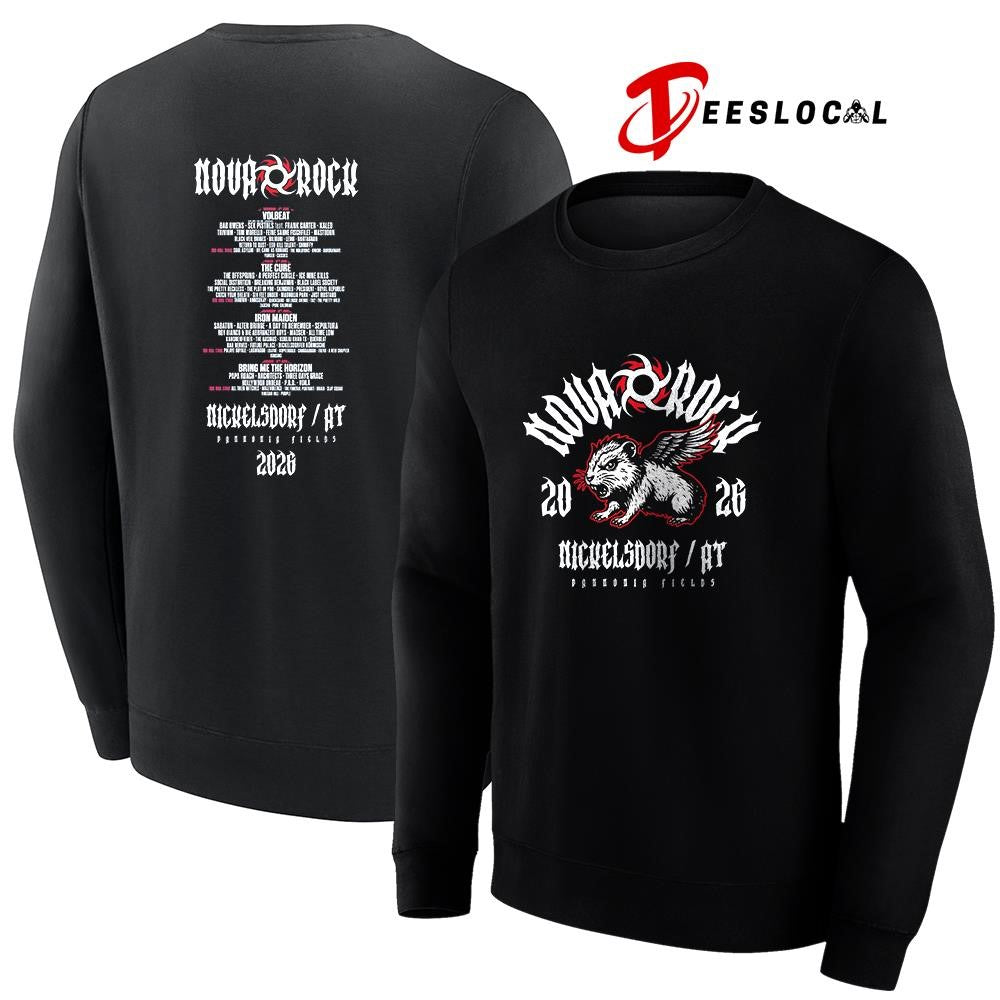 Nova Rock Pannonia Fields Hammy lineup graphic shirt Unisex