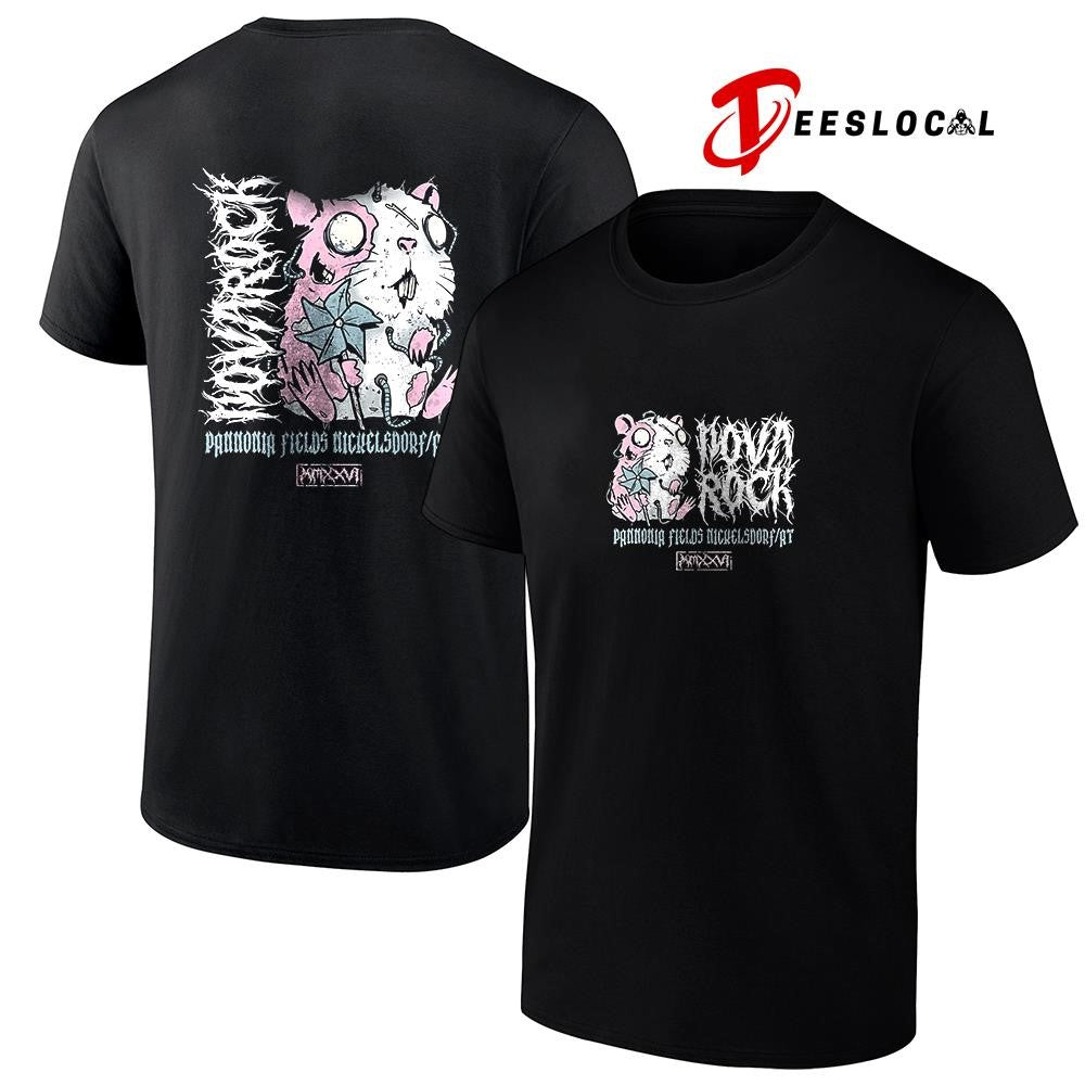 Nova Rock Pannonia Fields chaos Hammy graphic shirt Unisex