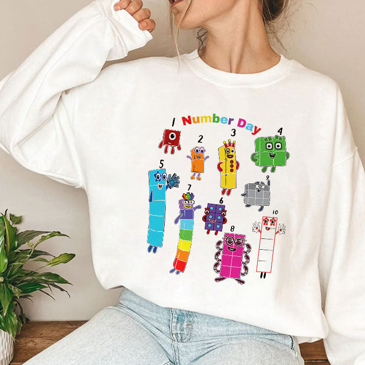Numberblocks Number Day T Shirt Unisex