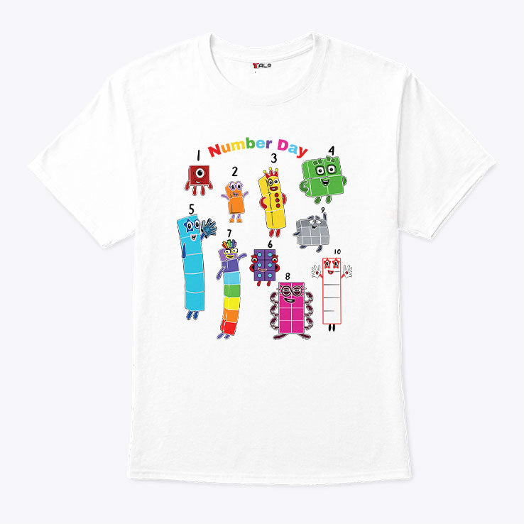 Numberblocks Number Day T Shirt Unisex