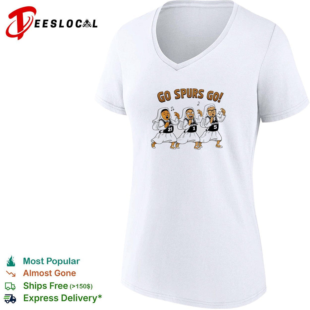 Nuns San Antonio Spurs Go Spurs Go Singing NBA Finals 2026 shirt Unisex