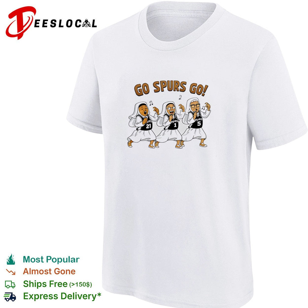 Nuns San Antonio Spurs Go Spurs Go Singing NBA Finals 2026 shirt Unisex