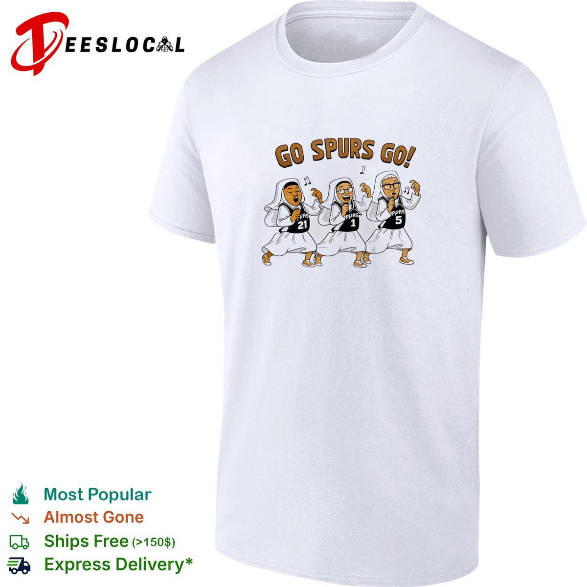 Nuns San Antonio Spurs Go Spurs Go Singing NBA Finals 2026 shirt Unisex