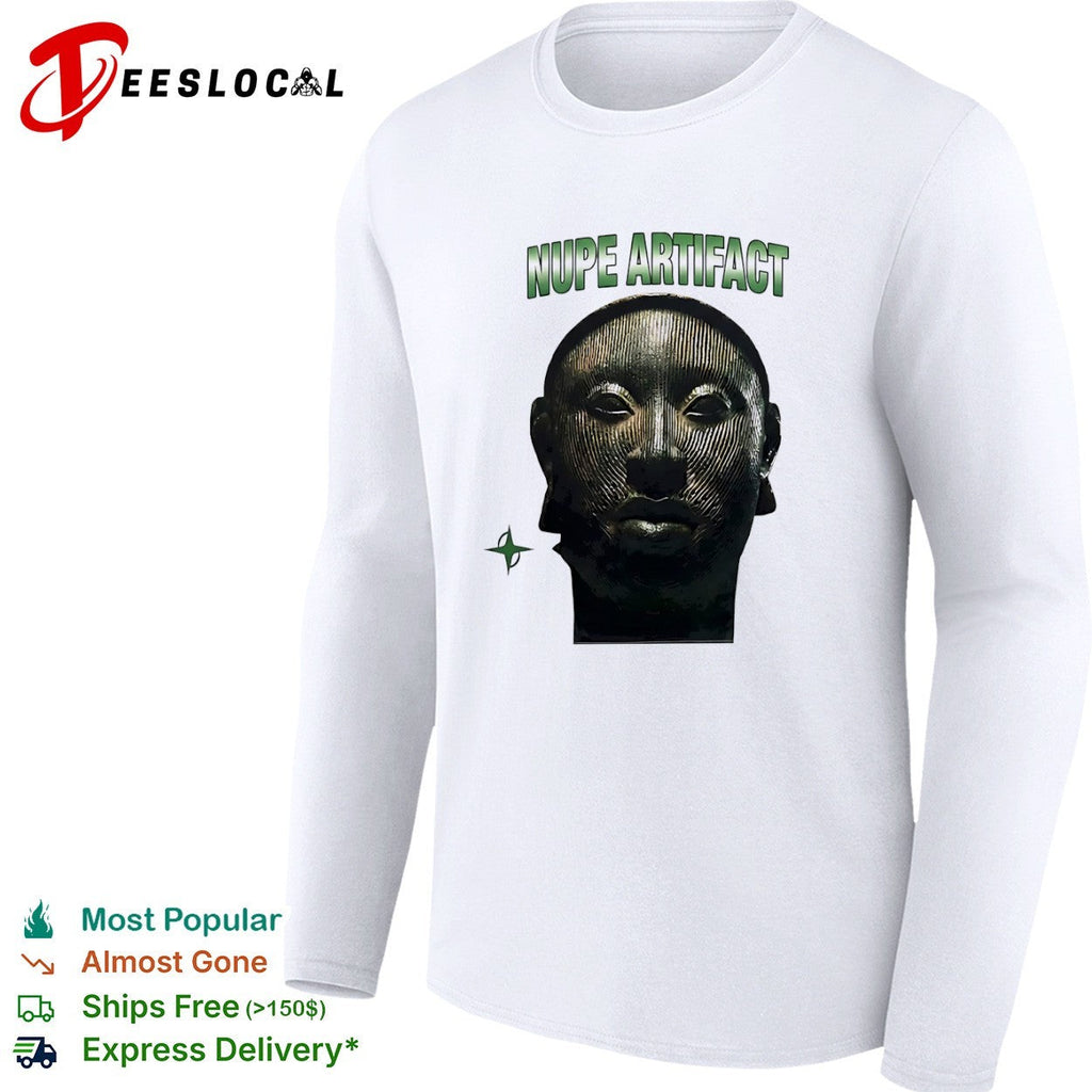 Nupe Artifact Ife Bronze Head African Sculpture Culture History Artistic shirt Unisex
