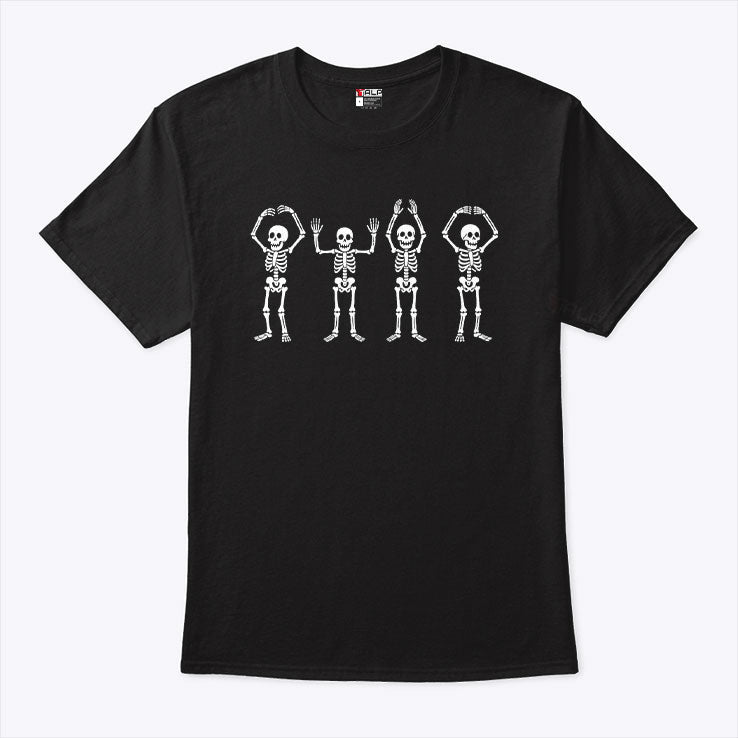 O-H-I-O Skeleton Halloween Funny Ohio State T Shirt Unisex