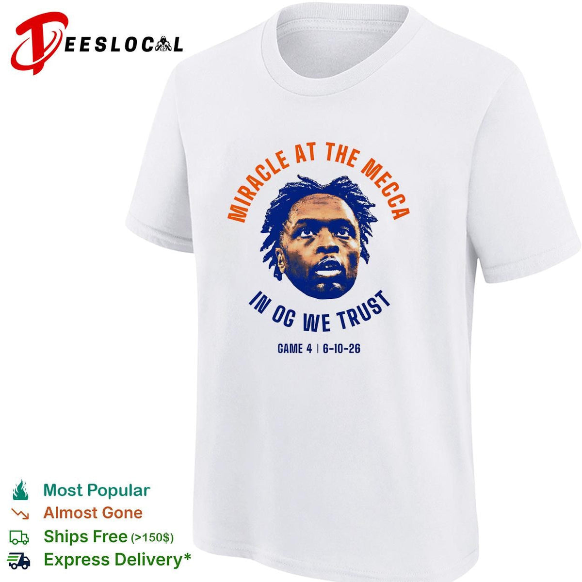OG Anunoby miracle at the Mecca in OG we trust Game 4 6-10-26 Knicks shirt Unisex