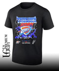 OKC Thunders vs San Antonio Spurs 2026 NBA Western Conference Finals Playoffs Thunderstorm graphic shirt
