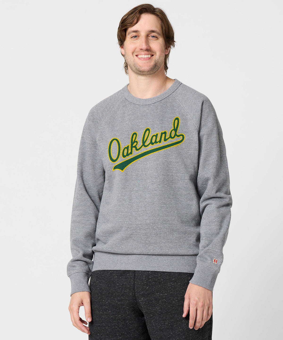 Oakland Athletics Jersey Logo '87 Crewneck Unisex