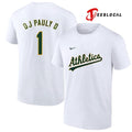 Oakland Athletics x DJ Pauly D name and number shirt Unisex
