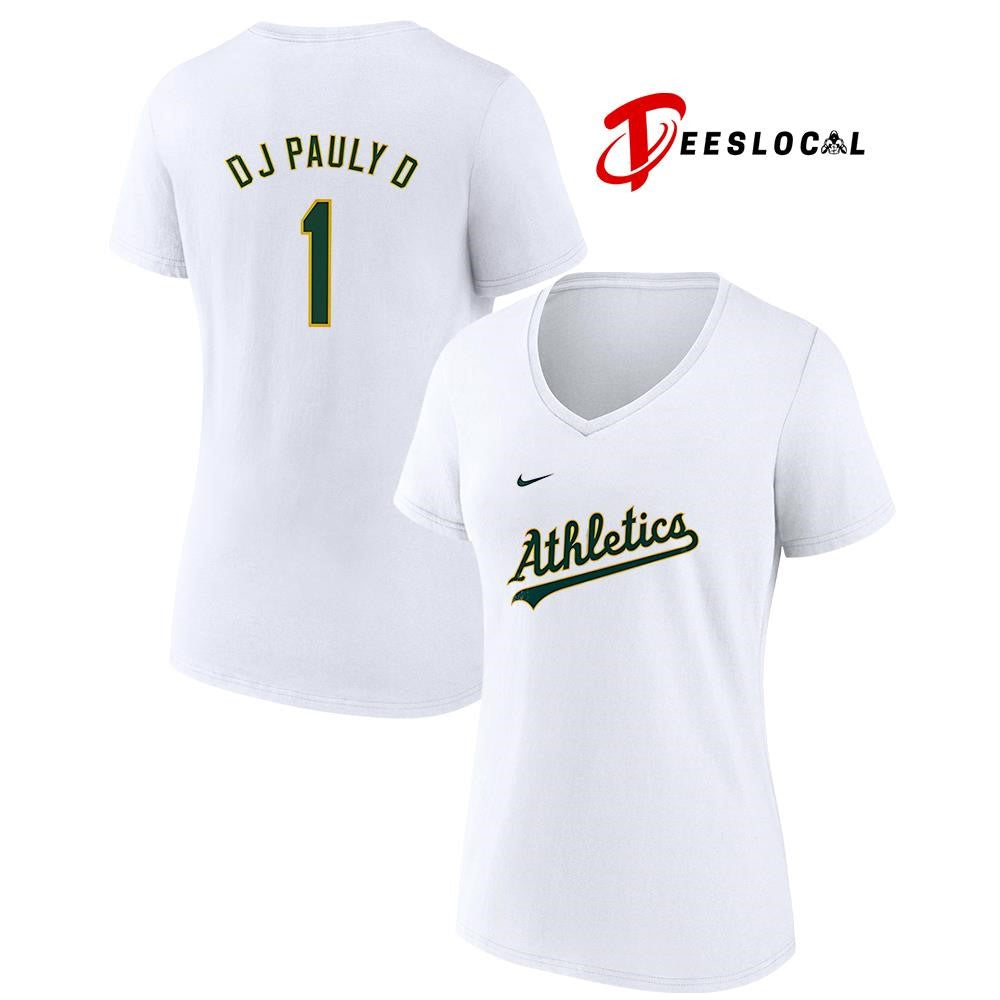 Oakland Athletics x DJ Pauly D name and number shirt Unisex