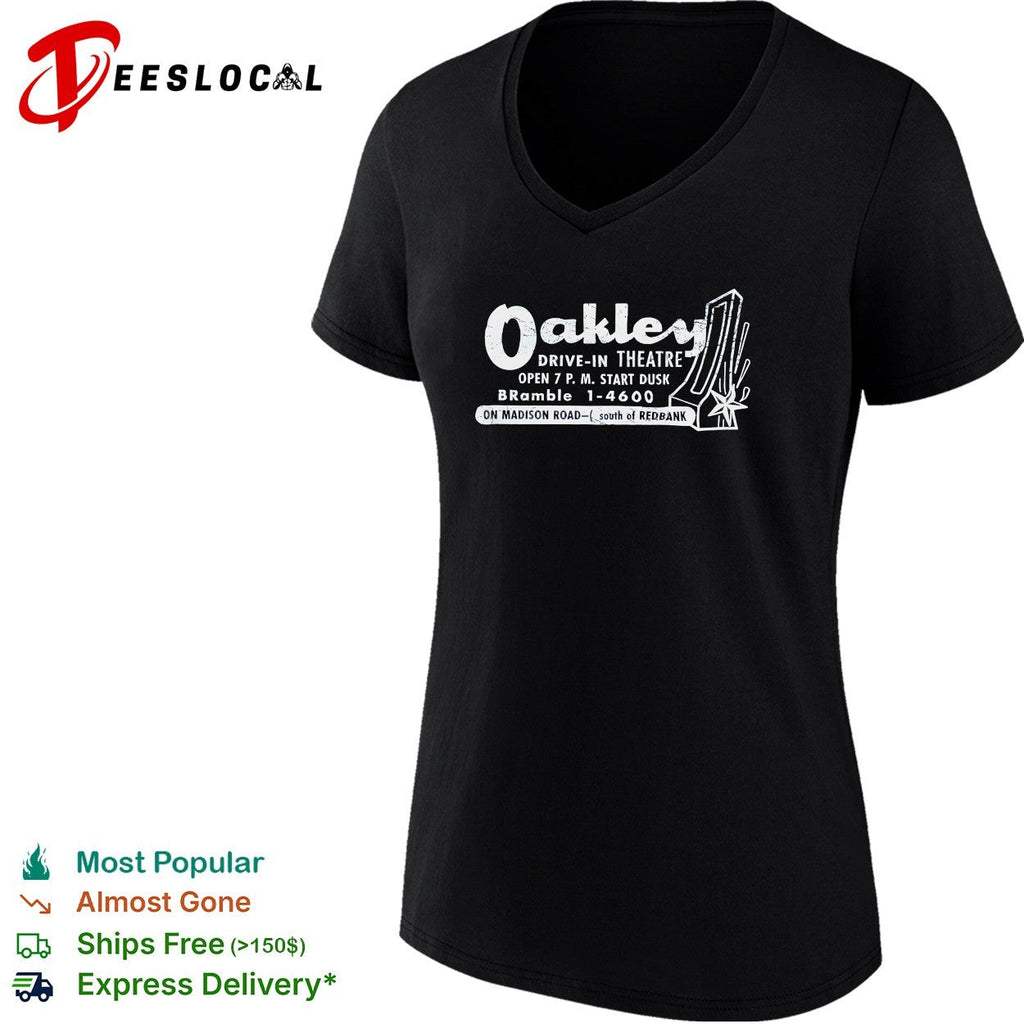 Oakley Drive In Theatre vintage movie poster on Madison Road south of Redbank shirt Unisex
