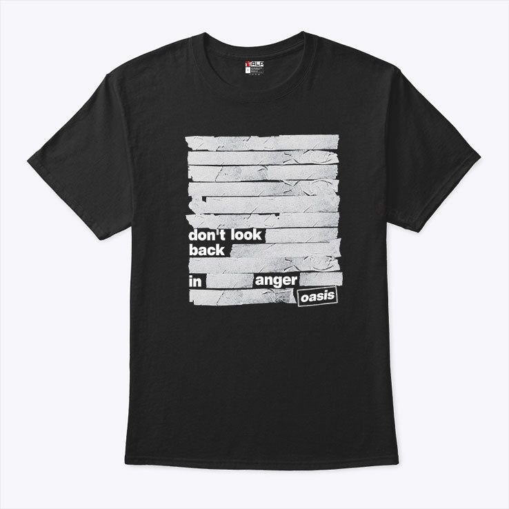 Oasis Live ’25 World Tour Don’t Look Back In Anger T Shirt Unisex