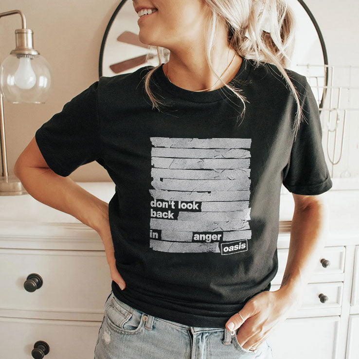 Oasis Live ’25 World Tour Don’t Look Back In Anger T Shirt Unisex