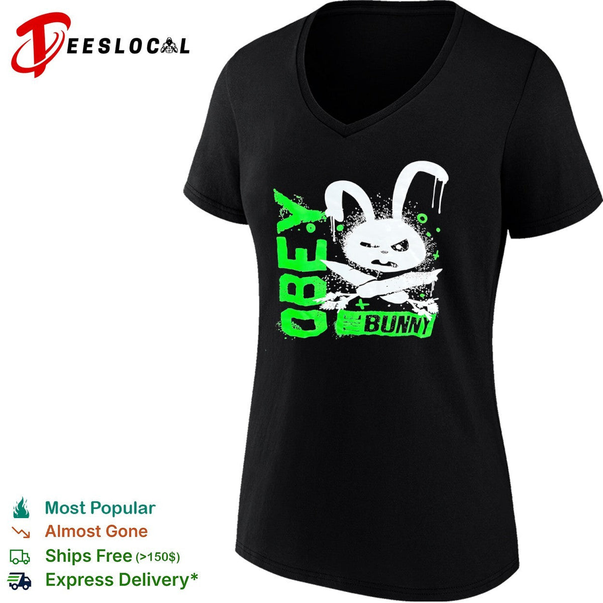 Obey the Bunny Max from Secret Life of Pets Universal Studios Parks shirt Unisex