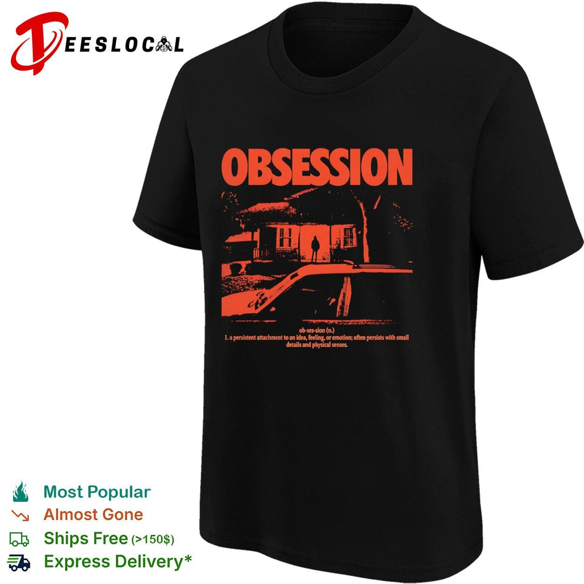 Obsession a persistent attachment to an idea feeling or emotion shirt Unisex
