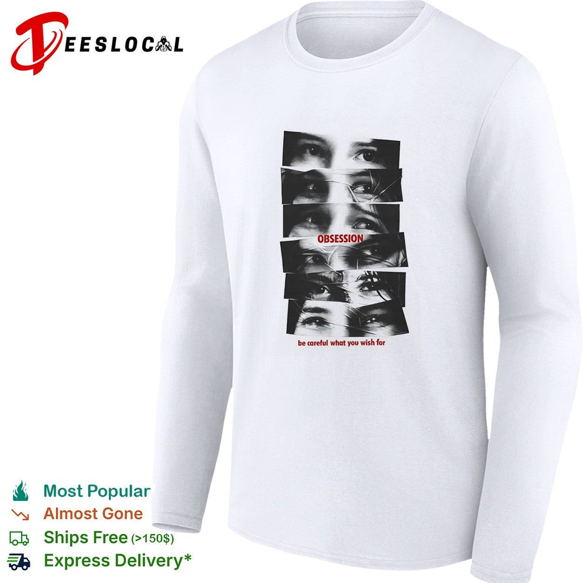 Obsession be careful what you wish for Winona Ryder Girl Interrupted horror shirt Unisex